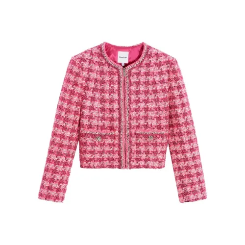 BEBE Розово-красные Женские Куртки