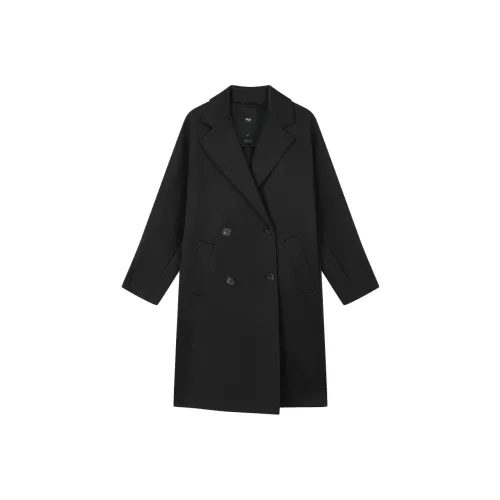 FILA MILANO Итальянская роскошная спортивная коллекция Трикотажная ткань Пальто Женское Глубокий черный