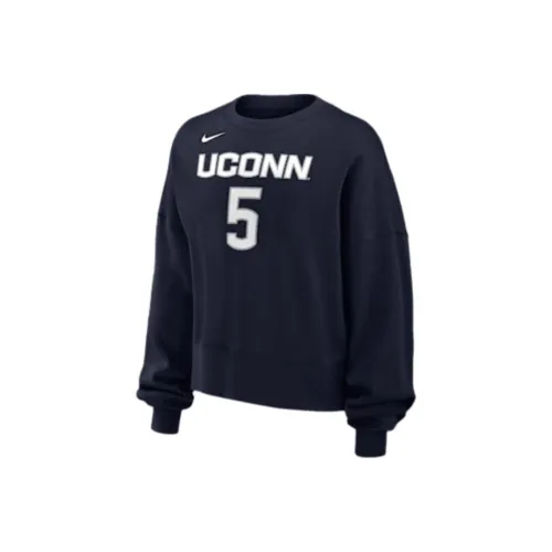 nike UConn PAIGE Bueckers Phoenix Fleece Sweatshirt Women's University Marine