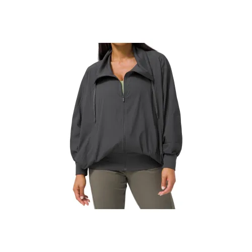 lululemon Новый Rituals Куртки и Пальто Женские Графитовый Серый