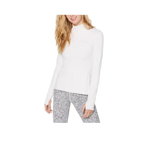 lululemon Сетка IS More Куртки Пальто Женские Белые