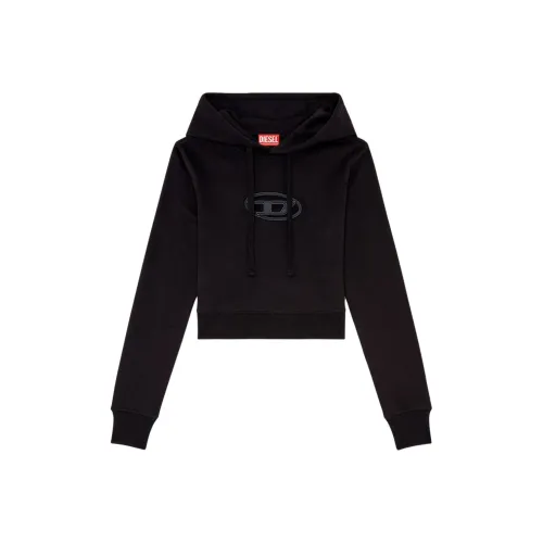 DIESEL Черные Женские Свитшоты