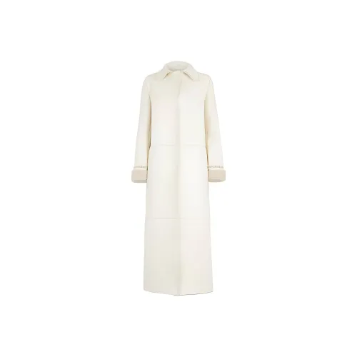 FENDI Белое Женское Пальто