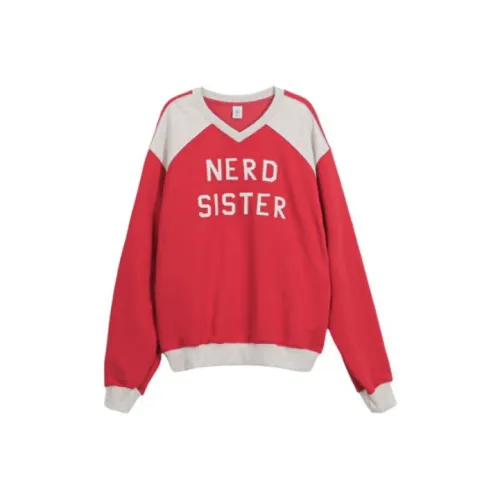RONRON Red Women's Sweatshirts RONRON Красный Женские Толстовки