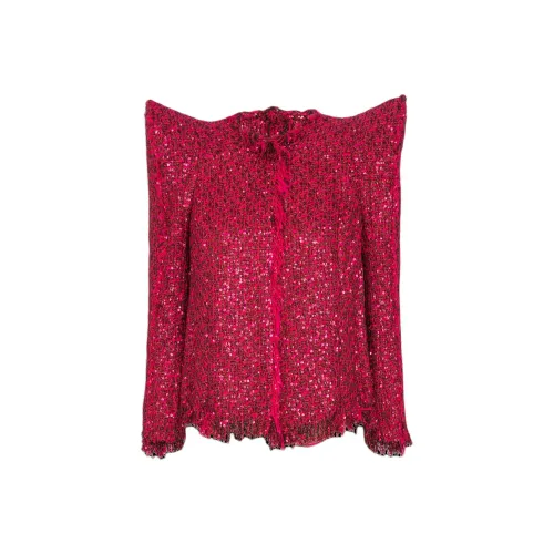 BALMAIN SS25 Куртки и Пальто Женские Розовые