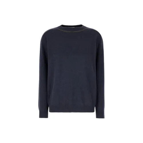 Brunello Cucinelli Полночный синий Женские кашемировые свитеры