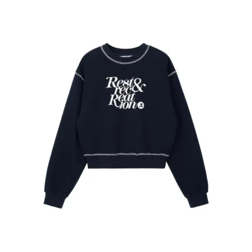 Rest Recreation SS24 Свитшот Женский Морской Синий