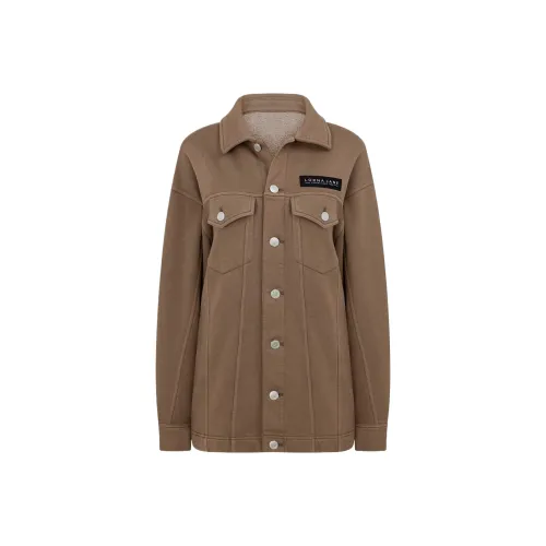 LORNA JANE Daybreak Washed Fleece Shacket Jacket Women's Cedar Washable LORNA JANE Куртка из флиса Daybreak Washed цвет Cedar женская моющаяся