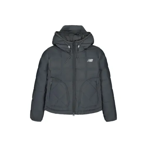 New Balance HyperSports Пуховик Женские Темно-Серый