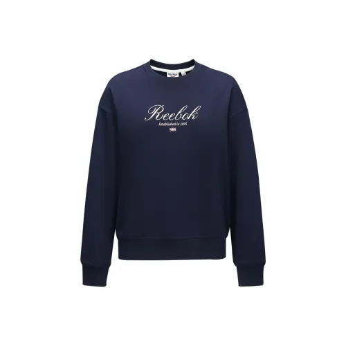 Reebok совместный свитшот женский темно-синий