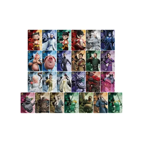 KAYOU Нэчжа Волшебный ребенок взбалтывает море Spirit Пламя Упаковка WR Полный комплект IP Аниме Карточки 25 Листов