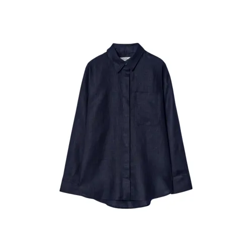 COS Темно-синие Женские Рубашки