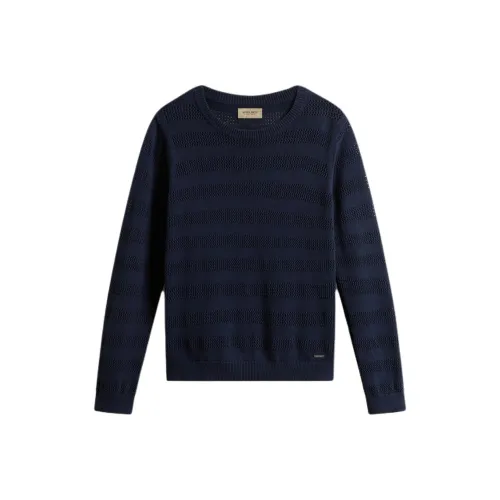 WOOLRICH SS25 Трикотаж Женский Мелтон Синий