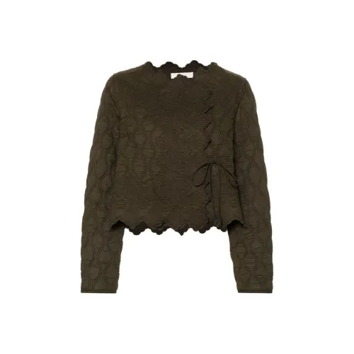 Ulla Johnson SS24 Куртки и Пальто Женские Темно-зеленый