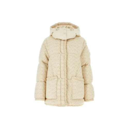 Moncler Down Jacket Women's Beige