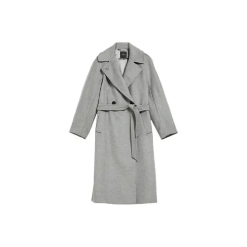 WEEKEND MaxMara Серое Женское Пальто