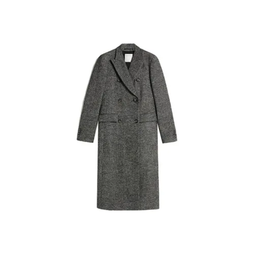 SportMax Серое Женское Пальто