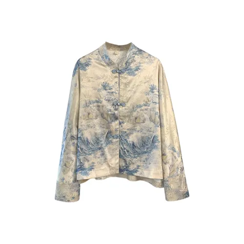 SONDR Аква-синий Женские Рубашки