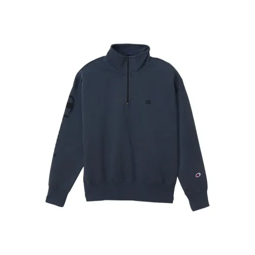 Champion SS24 Свитшот Женский Бежевый Черный