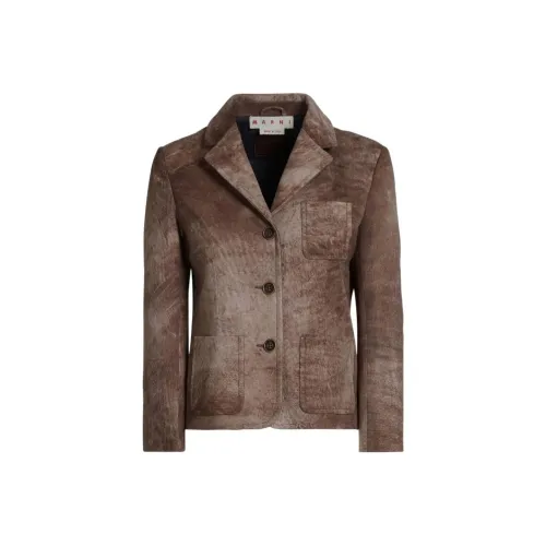 MARNI Куртки и Пальто Женские Коричневый
