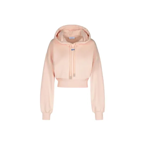 Off Белый Толстовка Женские Розовый