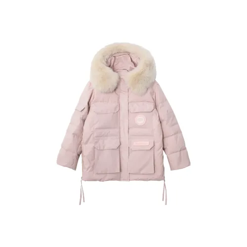 SUNSUNTOWN Пуховик Женский Розовый