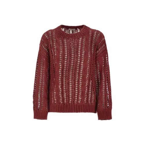 BRUNELLO CUCINELLI Трикотаж Женский Красный