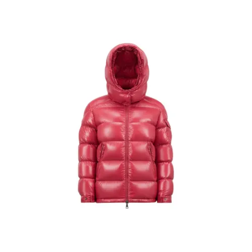 Moncler Mel Series Пуховик Женский Красный Коралл