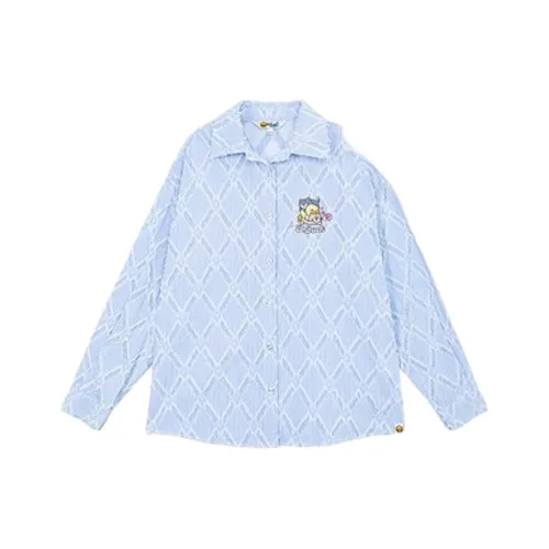 B.Duck Рубашка Женская Синие Белые Полоски