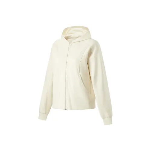 LINING Fitness Series Куртки и Пальто Женские Кремовый Желтый