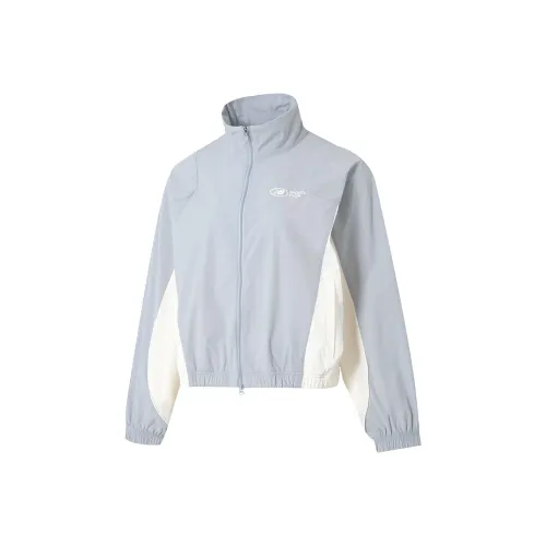 New Balance совместная брендированная куртка женская синяя