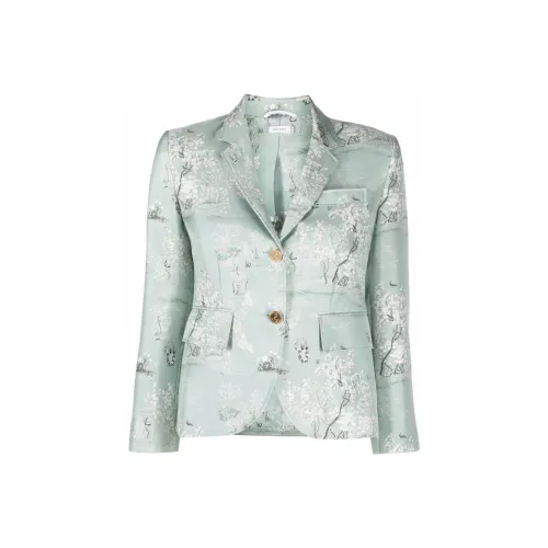 THOM BROWNE Зеленый Женские Офисные Костюмы