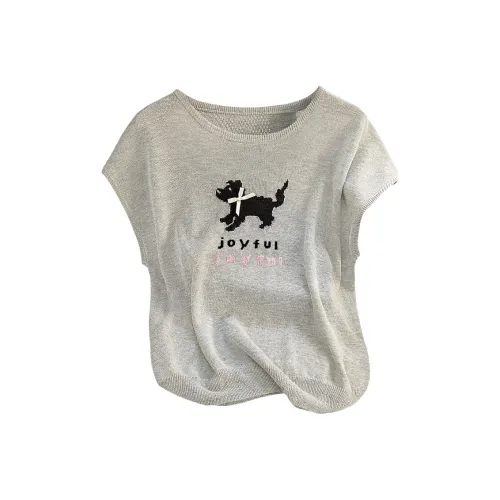 Cypress House Светло-серый Женский Трикотаж