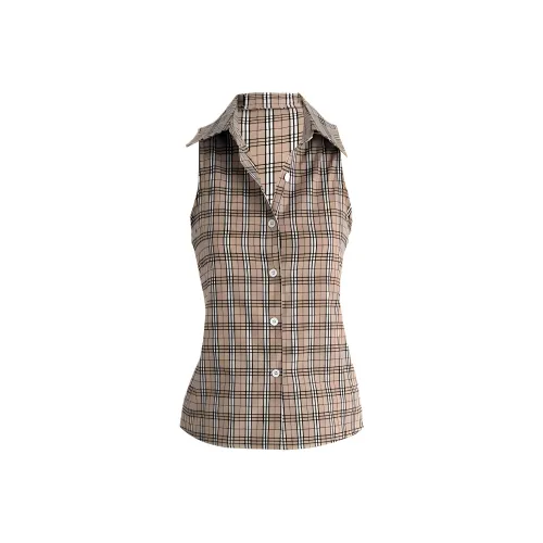 VKXOW Клетчатые Женские Рубашки