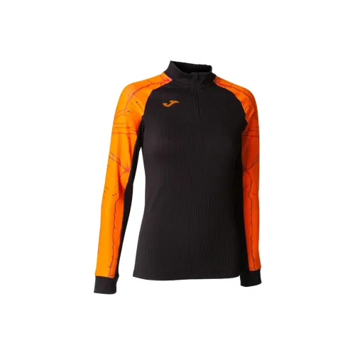 Joma Свитшот Женская Elite IX Куртки Пальто Черный Оранжевый