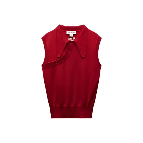 ZARA AO YES Collaboration Красный Женские Трикотаж
