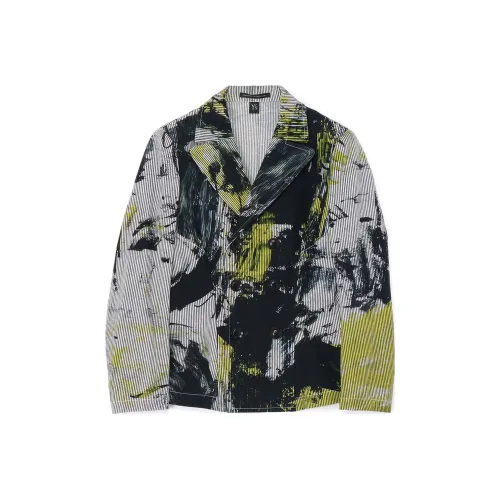 Yohji Yamamoto Светло-желтые Женские Деловые костюмы