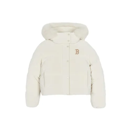 MLB Boston Red Sox Пуховик Женский Темный Кремовый