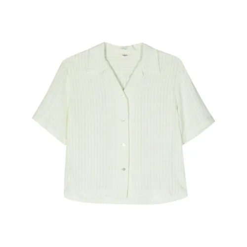 Barena SS24 Рубашка Женская Мятно-Зеленая