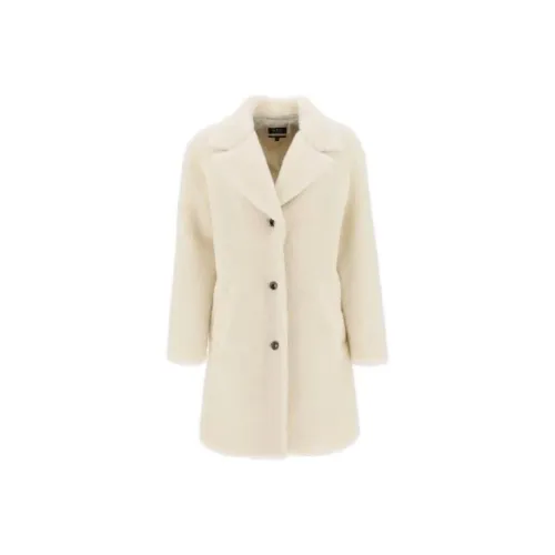 A.P.C Белое Женское Пальто