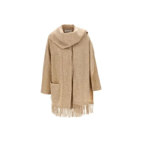 ISABEL MARANT Бежевое Женское Пальто