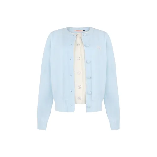 PEASLUNA Трикотаж Женский Кремовый Синий