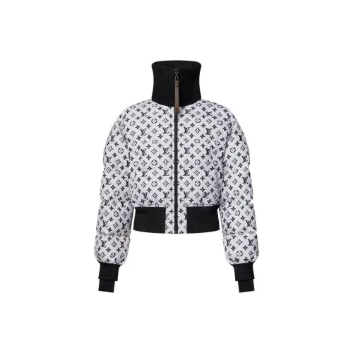 LOUIS VUITTON SKI Skiing Series FW24 Пуховик Женские Черный Белый