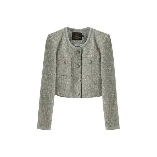 Golden mushrooms Pearl Gray Женские Куртки