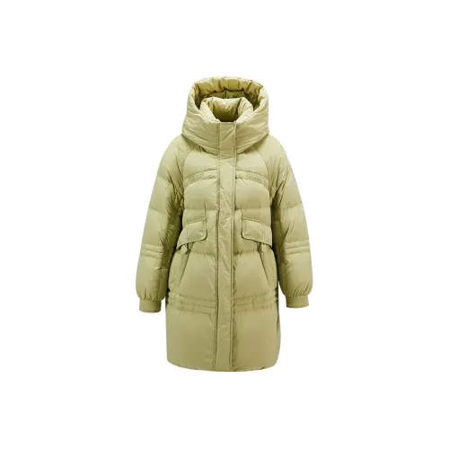 XIANGYING Пуховик Женский Фруктовый Зеленый
