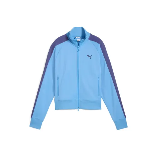 PUMA T7 Куртка Женская Команда Светло-Синий