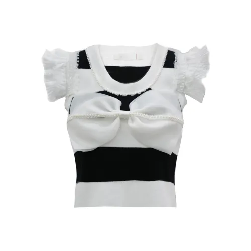 CHICCO MAO Трикотаж Женский Черный Белый