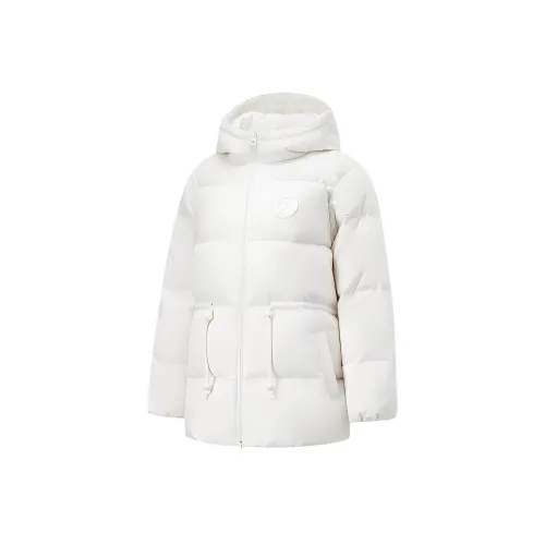 LINING Sports Life Collection Сливочный Женские Пуховые Куртки