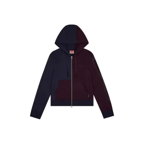 Safarispot 1 2 Безопасность Asura Капюшон ZIP UP Толстовка Женские Фиолетовый Темно-синий Фиолетовый Морской синий