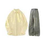 Комплекты одежды [Желтый Белый Полосы + Желтый Грязь]